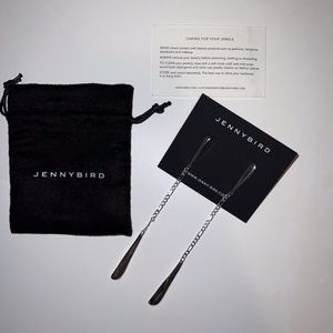 Jenny Bird Silver drop earrings